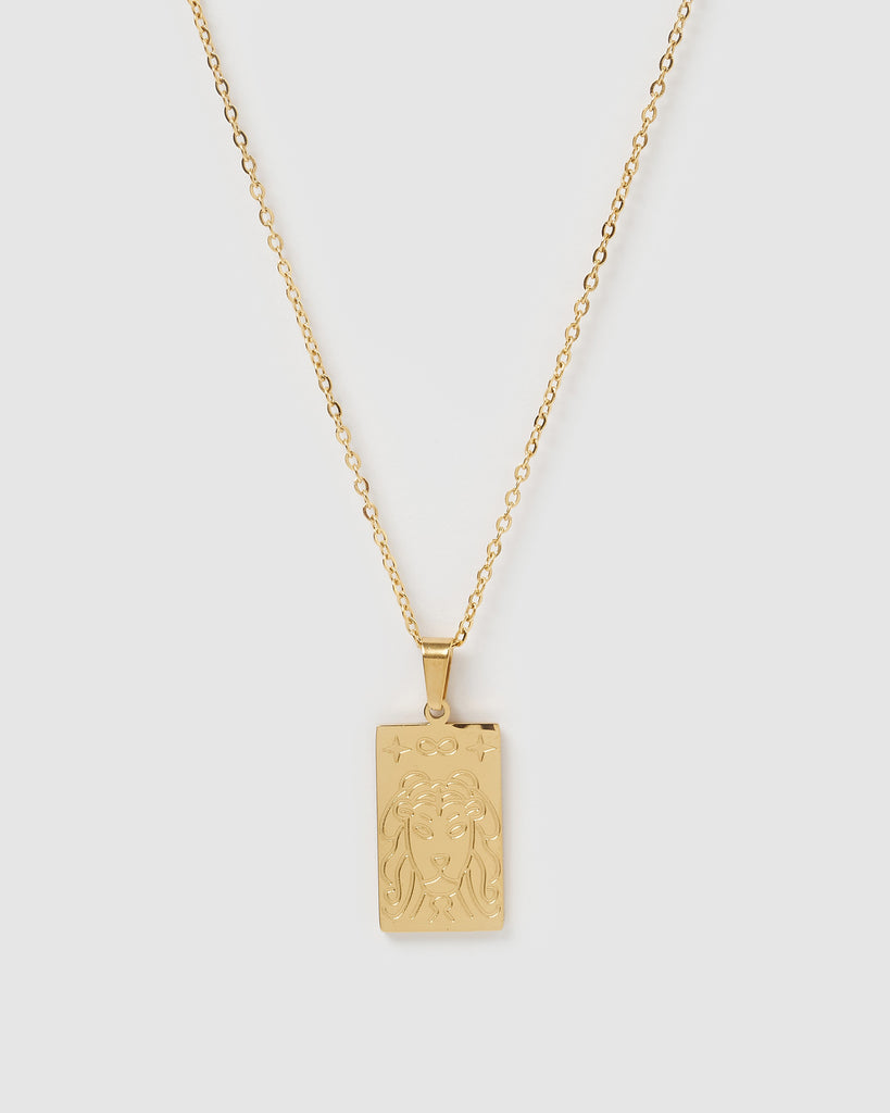 Miz Casa & Co Simba Pendant Necklace Gold