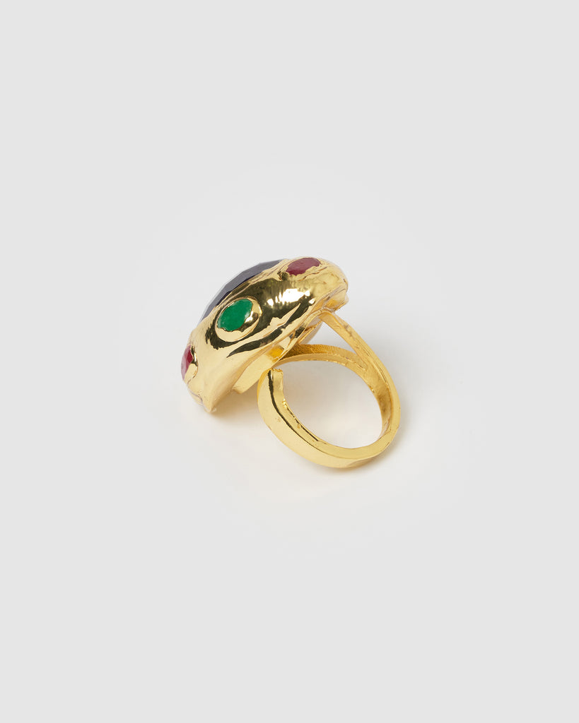 Miz Casa & Co Silvia Ring Gold Amethyst