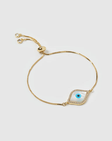 Miz Casa & Co Forever After Necklace Gold Pearl