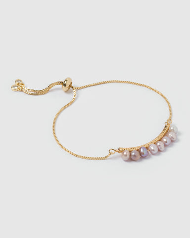 Miz Casa & Co Thessy Chain Bracelet Gold