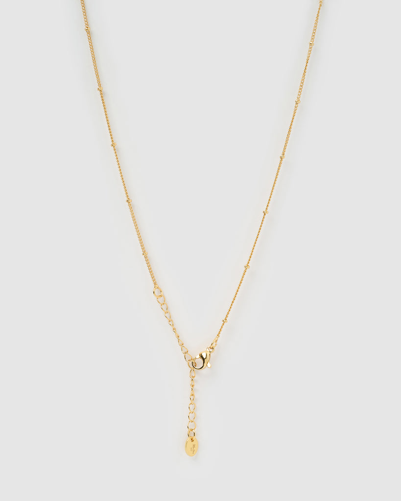 Miz Casa & Co Tempest Freshwater Pearl Necklace Gold Pink