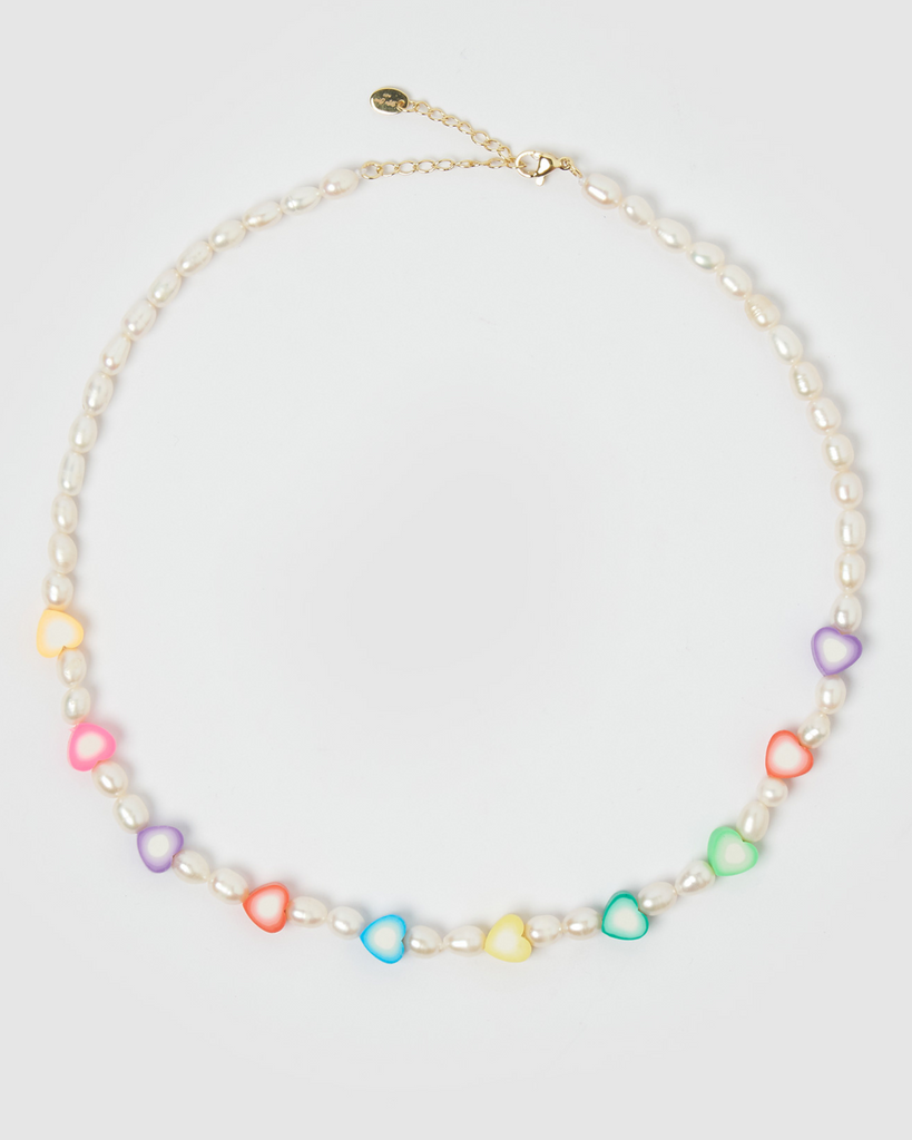 Miz Casa & Co Azalea Choker Pearl multi