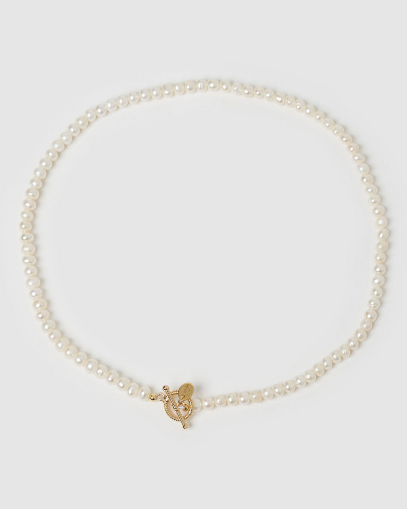 Miz Casa & Co Ava Choker Gold Pearl
