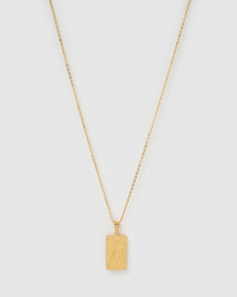 Miz Casa & Co Wren Pendant Necklace Gold