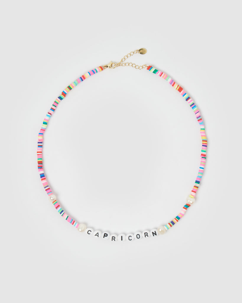 Miz Casa & Co Capricorn Star Sign Choker Multi