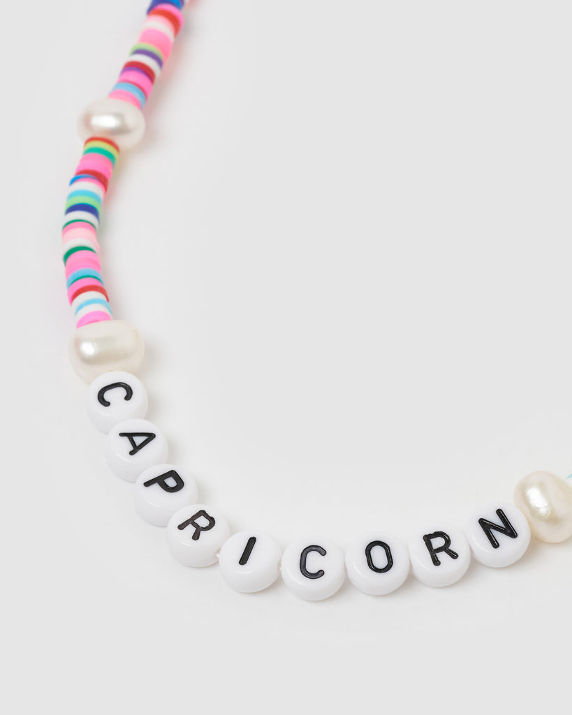 Miz Casa & Co Capricorn Star Sign Choker Multi