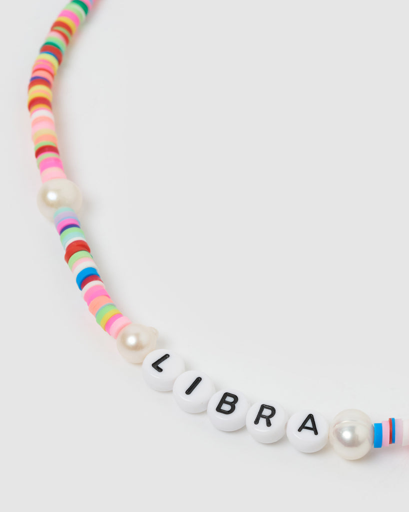 Miz Casa & Co Libra Star Sign Choker Multi