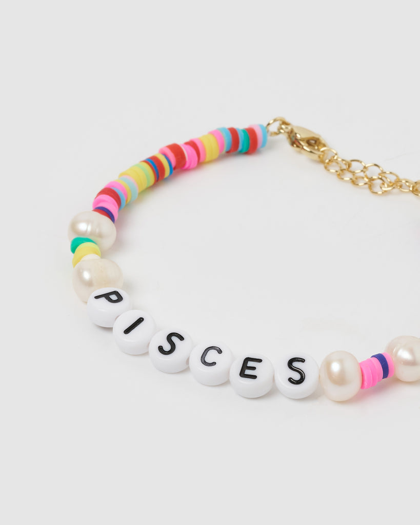 Miz Casa & Co Pisces Star Sign Bracelet Multi