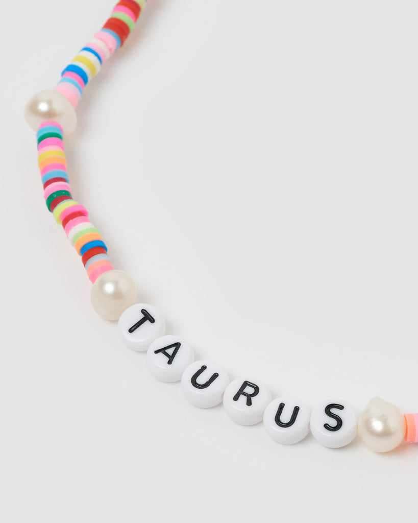 Miz Casa & Co Taurus Star Sign Necklace Multi