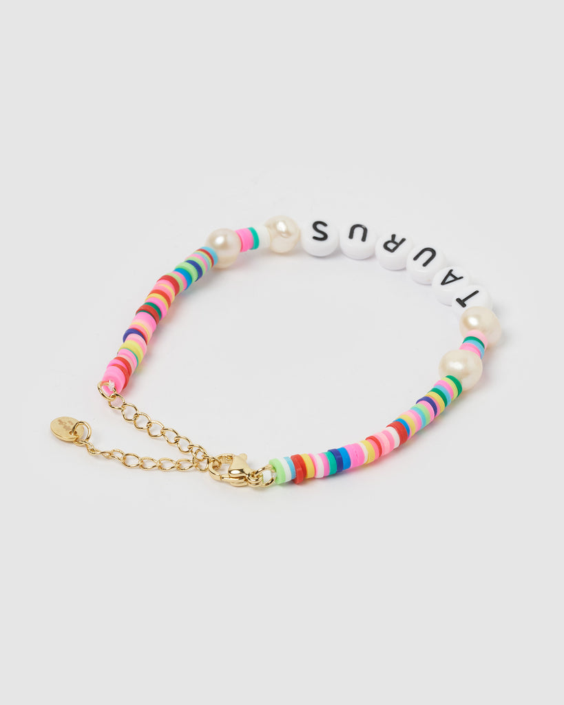 Miz Casa & Co Taurus Star Sign Bracelet Multi