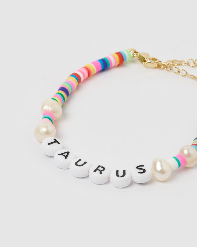Miz Casa & Co Taurus Star Sign Bracelet Multi
