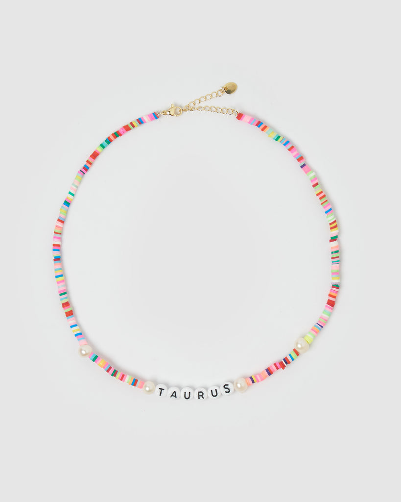 Miz Casa & Co Taurus Star Sign Necklace Multi