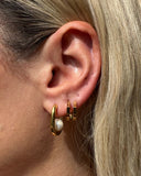 Miz Casa & Co Daphne Mini Huggie Earrings Gold