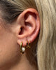 Miz Casa & Co Daphne Mini Huggie Earrings Gold
