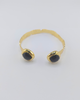 Miz Casa & Co Calyra Cuff Bracelet Gold Black