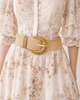Miz Casa & Co Rattan Plain Woven Belt