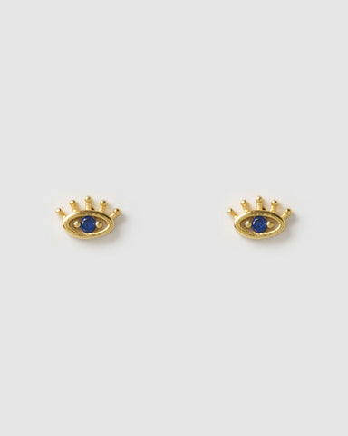 Miz Casa & Co Jamie Huggie Earrings Gold Pearl