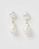 Miz Casa & Co Arianna Earrings Gold Pearl
