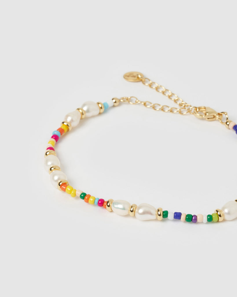 Miz Casa & Co Alina Bracelet Pearl Multi