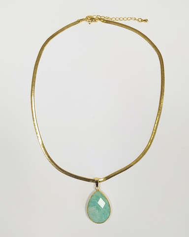 Miz Casa & Co Flora Necklace White