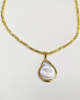 Miz Casa & Co Ambra Pearl Necklace
