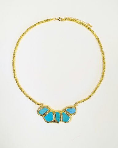 Miz Casa & Co Flora Necklace White