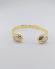Miz Casa & Co Aven Cuff Bracelet Gold Pearl