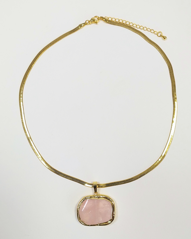 Miz Casa & Co Flora Necklace White