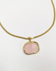Miz Casa & Co Azurine Necklace Rose Quartz