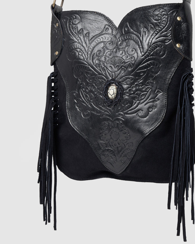 Miz Casa & Co Aurora Crossbody Bag Black