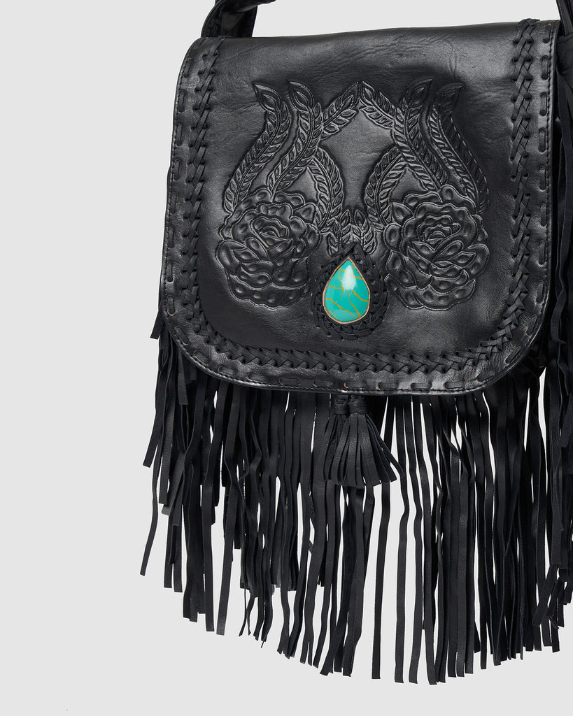 Miz Casa & Co Kaia Crossbody Bag Black