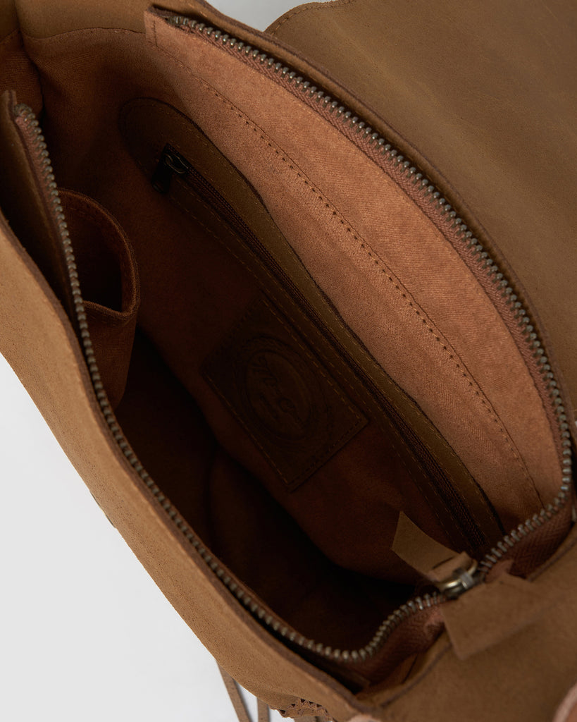 Miz Casa & Co Indie Crossbody Bag Brown