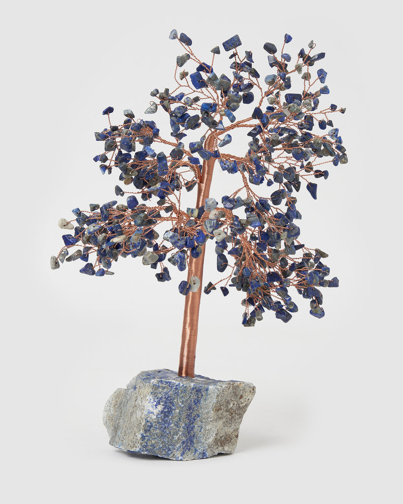 Miz Casa & Co Blue Lapis Large Crystal Tree