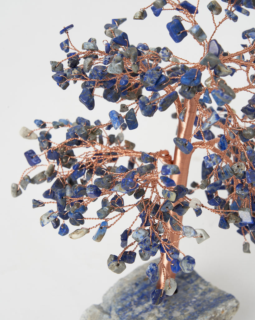 Miz Casa & Co Blue Lapis Large Crystal Tree