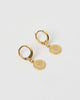 Miz Casa & Co Marlie Huggie Earrings Gold