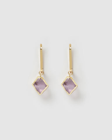 Miz Casa & Co Astrid Earrings Green Fluorite