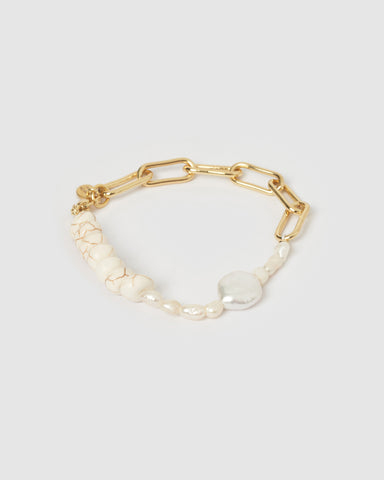 Miz Casa & Co Adele Choker Pearl