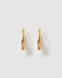 Miz Casa & Co Steph Hoop Earrings Gold