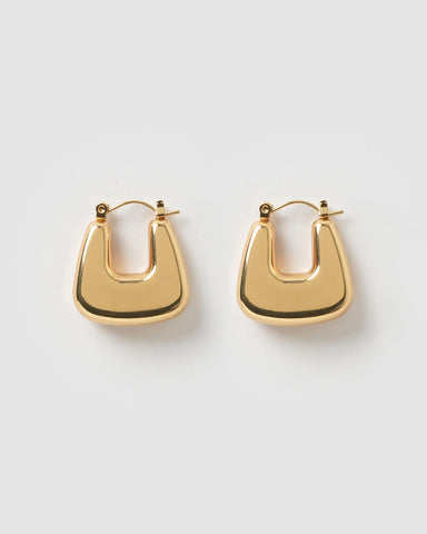Miz Casa & Co Sunlit Stud Earrings Turquoise Gold