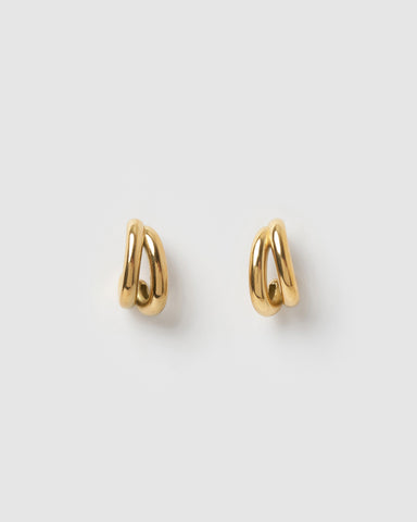 Miz Casa & Co Rose Earring Labrodite Gold