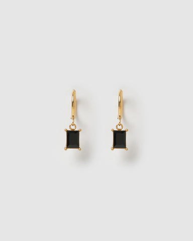 Miz Casa & Co Rose Earring Labrodite Gold
