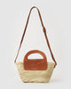 Miz Casa & Co Mini Bree Brown Basket Bag Brown