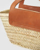 Miz Casa & Co Mini Bree Brown Basket Bag Brown