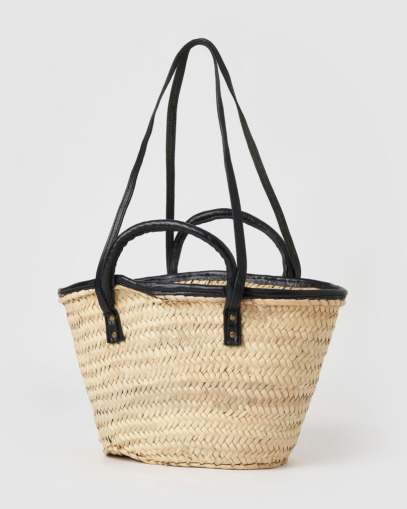 Miz Casa & Co Mini Imogen Basket Bag Black