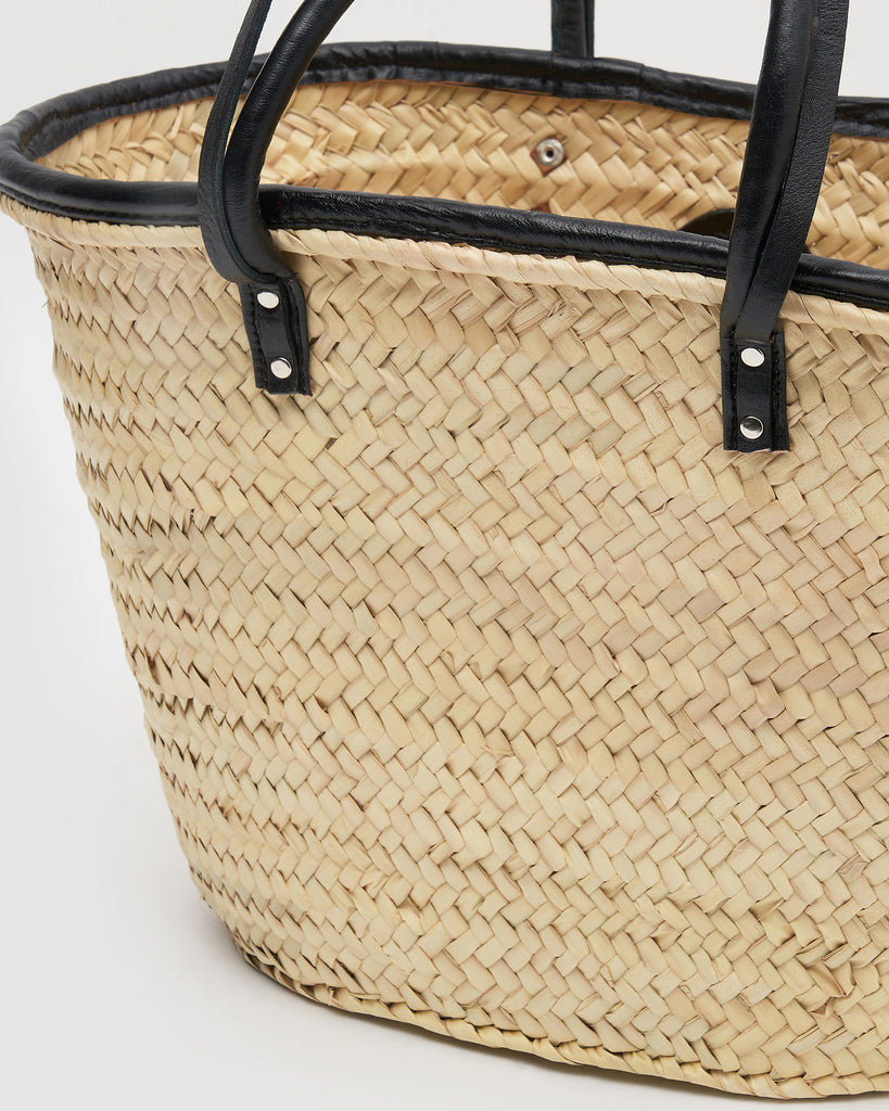 Miz Casa & Co Imogen Basket Bag Black