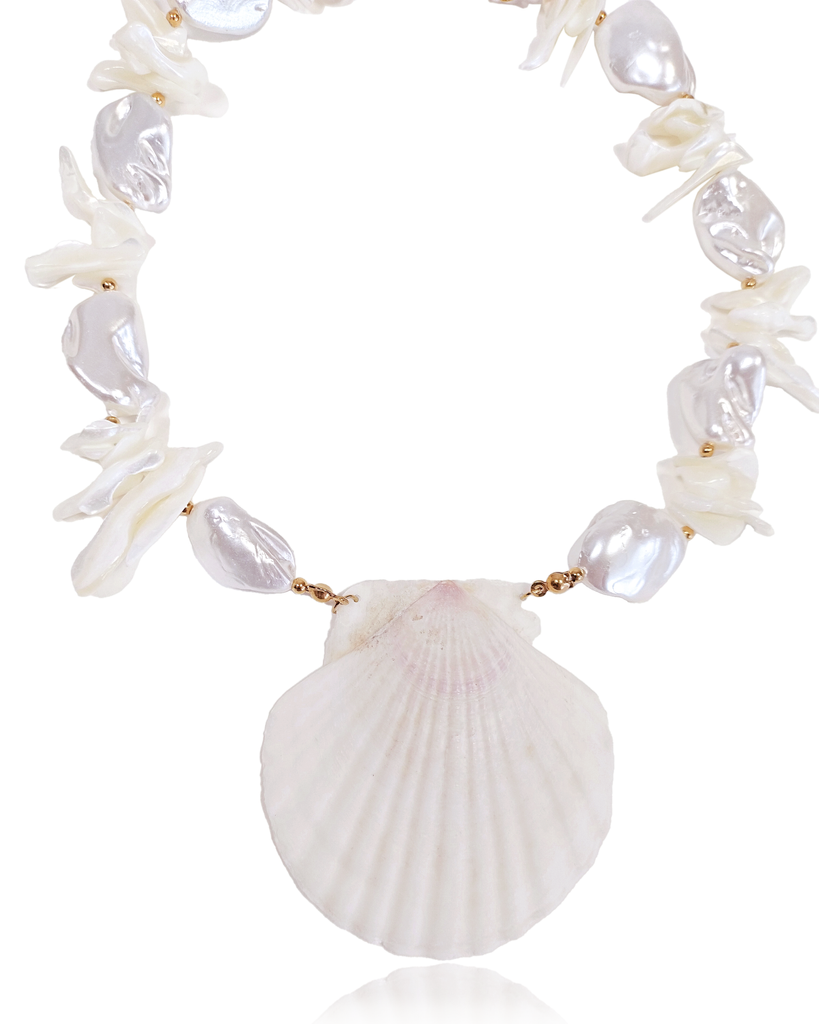 Miz Casa & Co Calinda Necklace White