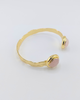 Miz Casa & Co Calyra Cuff Bracelet Rose Quartz