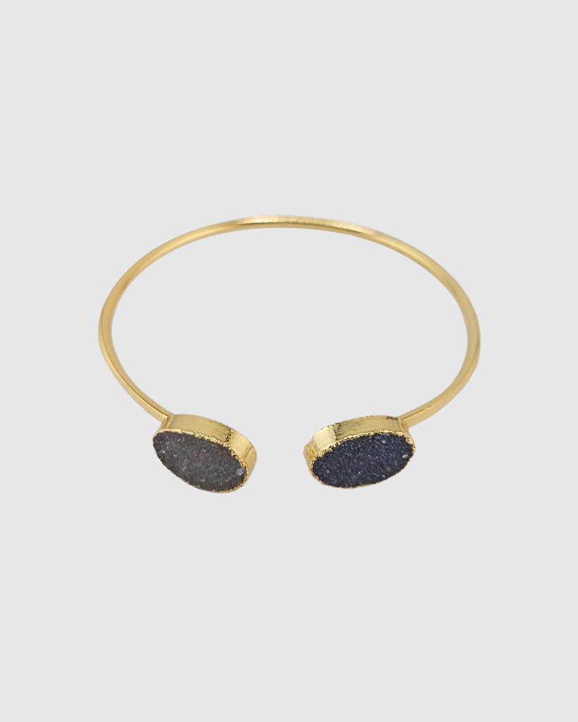 Miz Casa & Co Duet Druzy Bracelet Dark Blue