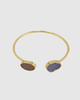 Miz Casa & Co Duet Druzy Bracelet Brown & Blue