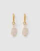 Miz Casa & Co Edith Hoop Earrings Gold